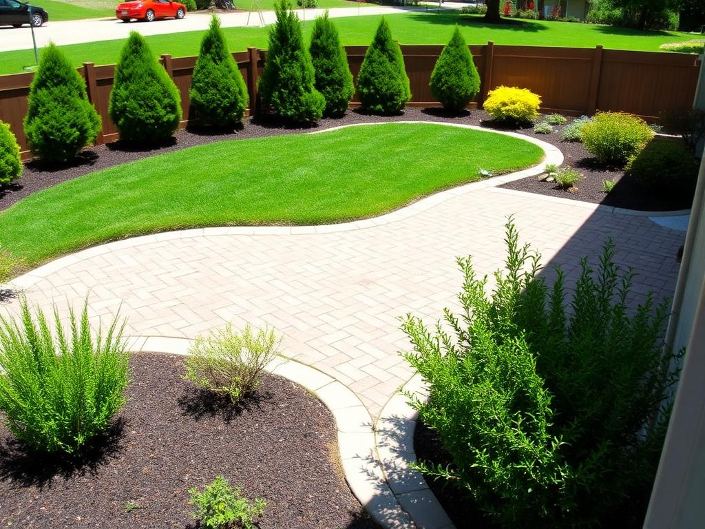 Backyard patio & planting refresh