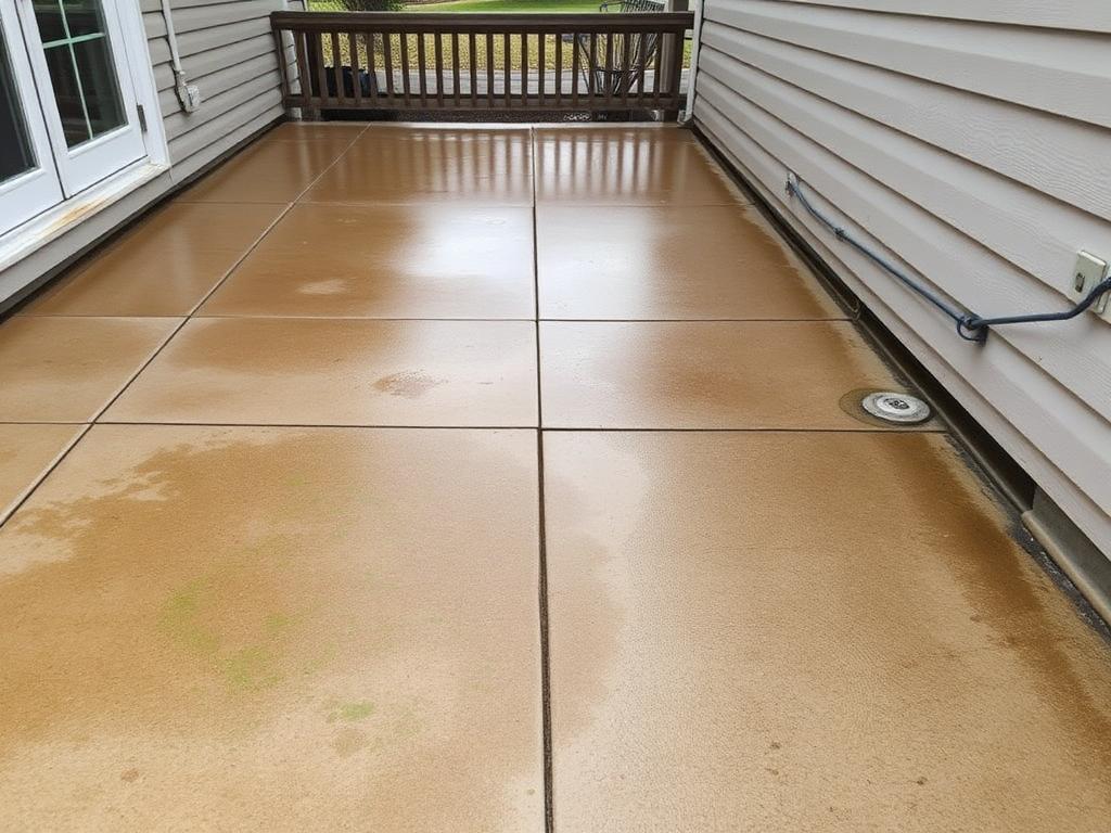 Vinyl siding — 2-story colonial before cleaning